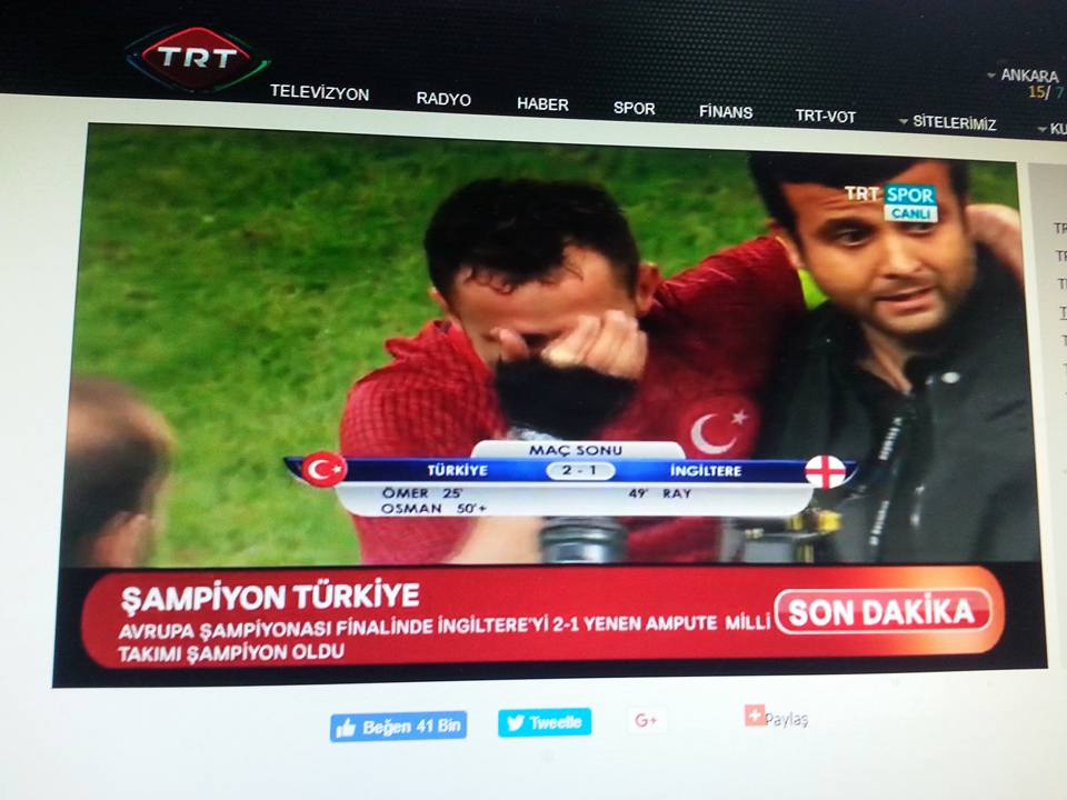 Şampiyonlara Tebrikler