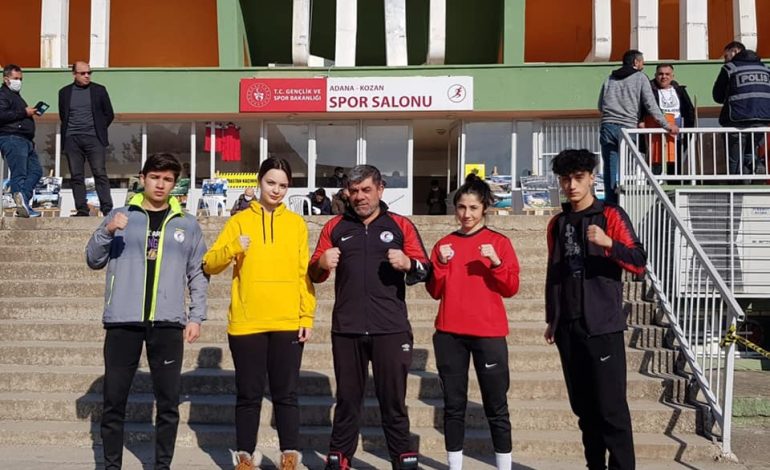 Adana Kozan’da düzenlenen Genç Erkekler ve Bayanlar Ferdi Türkiye Şampiyonasına katılım sağladık