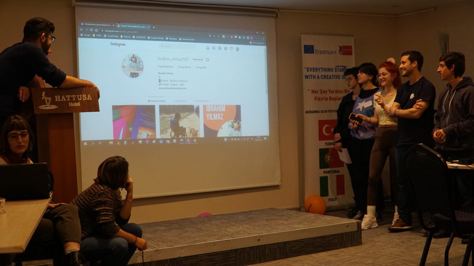 Erasmus+ Gençlik Projemizin 2.gün faaliyetleri